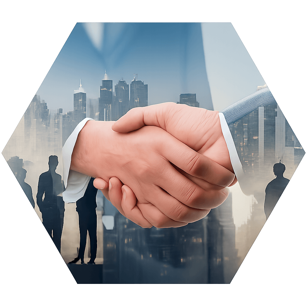 Colleagues collaborating in front of market data screens